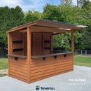 Taverns-To-Go 10 x 5 ft The Dunbar Backyard Patio Bar (LARGE)