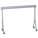 Vestil Aluminum Fixed Gantry Crane with Phenolic Locking Casters 15 Ft. x 10 Ft. 4000 Lb. Capacity Silver - FHA-4-15-10