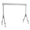 Vestil Aluminum Fixed Height Gantry Crane With Adjustable Leveling Option 15 ft. X 10 ft. 4000 lb. Capacity Silver - FHA-4-15-10-ALO