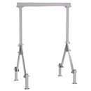 Vestil Aluminum Fixed Height Gantry Crane With Adjustable Leveling Option 8ft. X 10 ft. 2000 lb. Capacity Silver - FHA-2-8-10-ALO