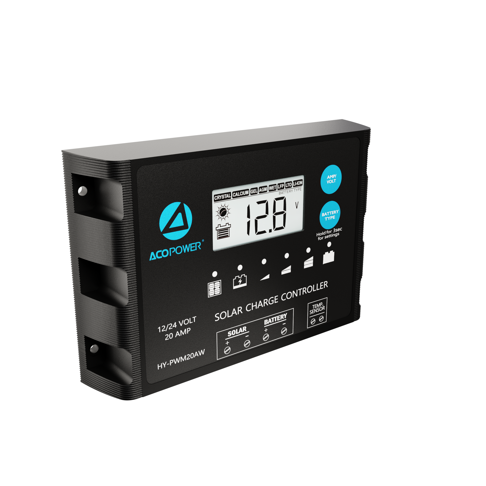 ACOPOWER ProteusX 20A PWM Charge Controller