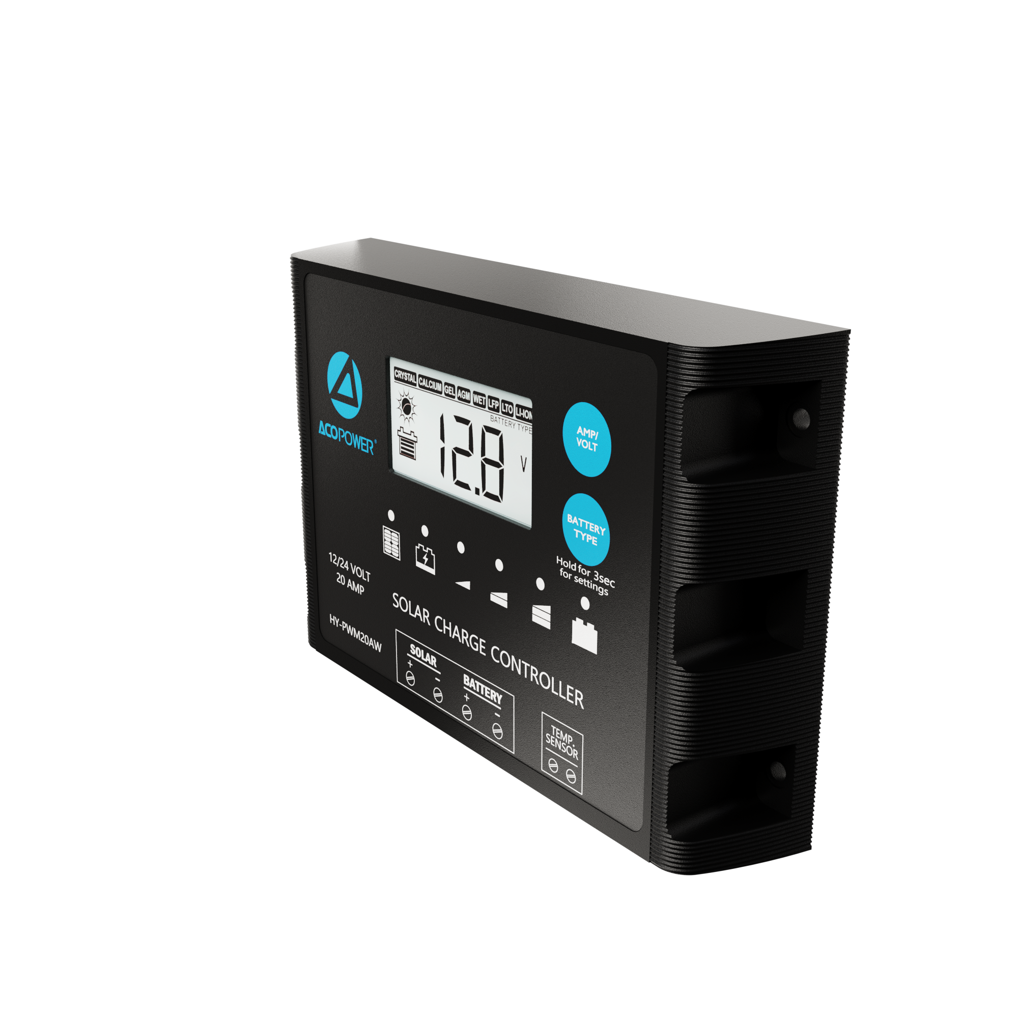 ACOPOWER ProteusX 20A PWM Charge Controller