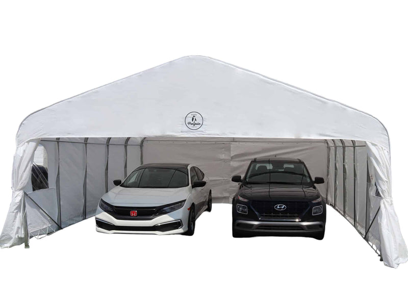Deluxe Double Car Shelter 18x20 ft