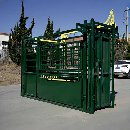 New York Industrial Cattle Squeeze Chute Manual Headgate - IC000051