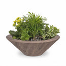 The Outdoor Plus Cazo Planter Bowl GFRC Wood Grain OPT-XXRWGPO - Serenity Provision