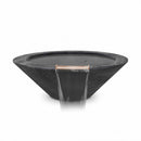 The Outdoor Plus Cazo Water Bowl GFRC Wood Grain OPT-XXRWGWO - Serenity Provision