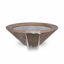 The Outdoor Plus Cazo Water Bowl GFRC Wood Grain OPT-XXRWGWO - Serenity Provision
