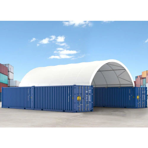 Gold Mountain Shipping Container Canopy Shelter 20'x40' - SC000127 - Serenity Provision