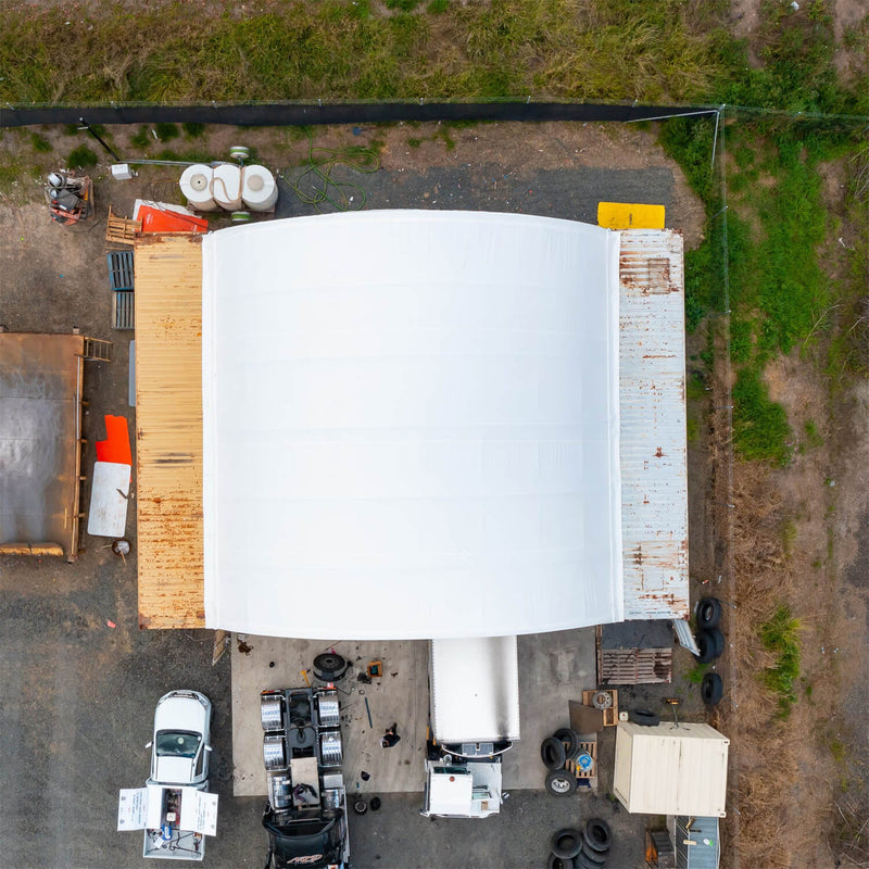 Gold Mountain 40'x40'x13' Shipping Container Canopy Shelter