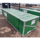 Gold Mountain 40'x40'x15' Double Truss Shipping Container Canopy Shelter, Outside