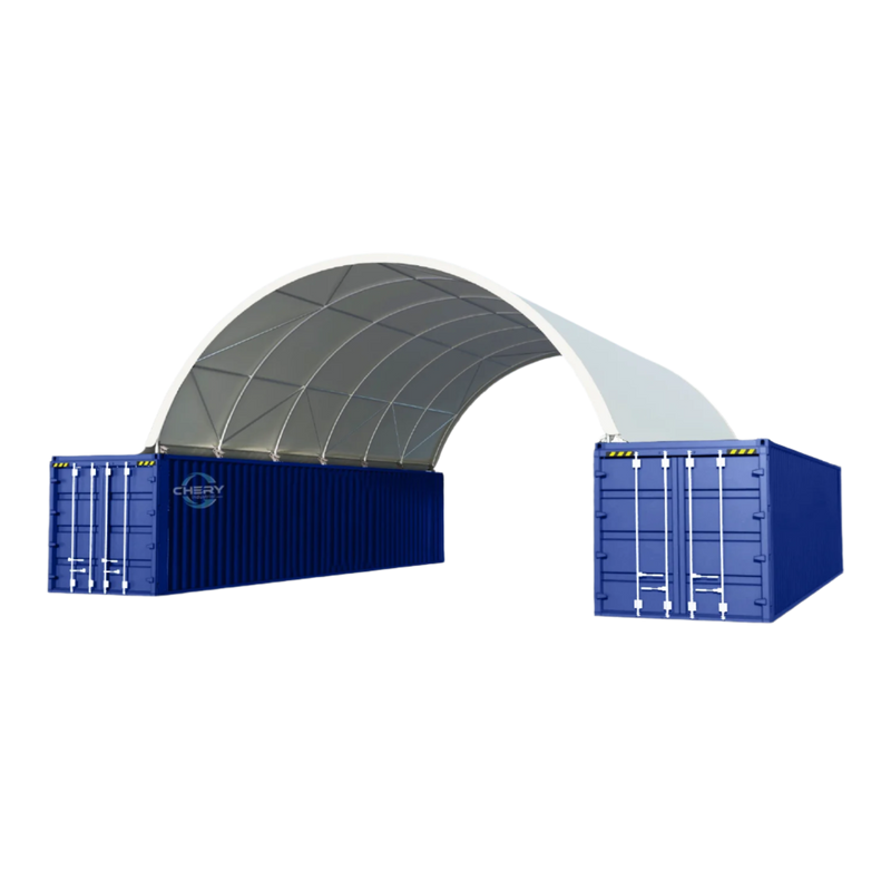 Gold Mountain 40'x40'x13' Shipping Container Canopy Shelter