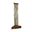 Aura Waterfalls Glass Fountain Metal Tree Sculpture | Floor Standing Indoor Waterfall