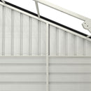 Chery Industrial 23 x 22 ft Double Garage Metal Shed with Side Entry Door
