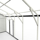 Chery Industrial 23 x 22 ft Double Garage Metal Shed with Side Entry Door