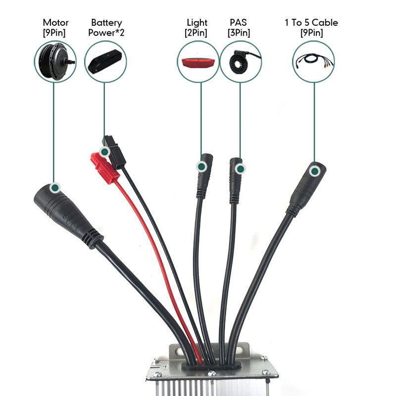 Electric Bicycle Waterproof Plug Controller