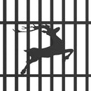 20x8 ft Dual Swing Driveway Gate with Ornamental Posts