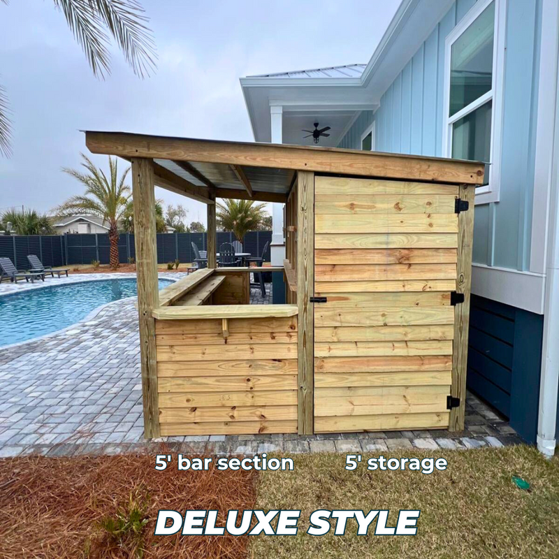 Taverns-To-Go 10 x 10 ft The Storehouse Backyard Patio Bar