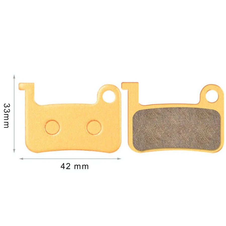 E-bike semi-metallic particles instant braking anti-friction brake pads