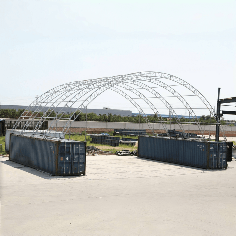 Gold Mountain 60'x40'x15' Double Truss Container Canopy Shelter