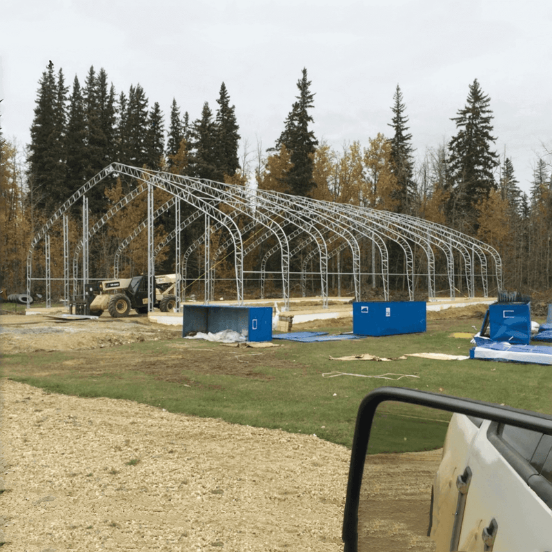 Gold Mountain Double Truss Storage Shelter W40'xL80'xH23'