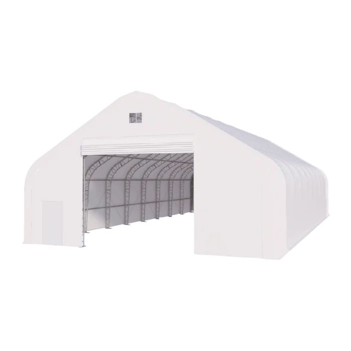 Gold Mountain Double Truss Storage Shelter W50'xL100'xH23' - SS000162