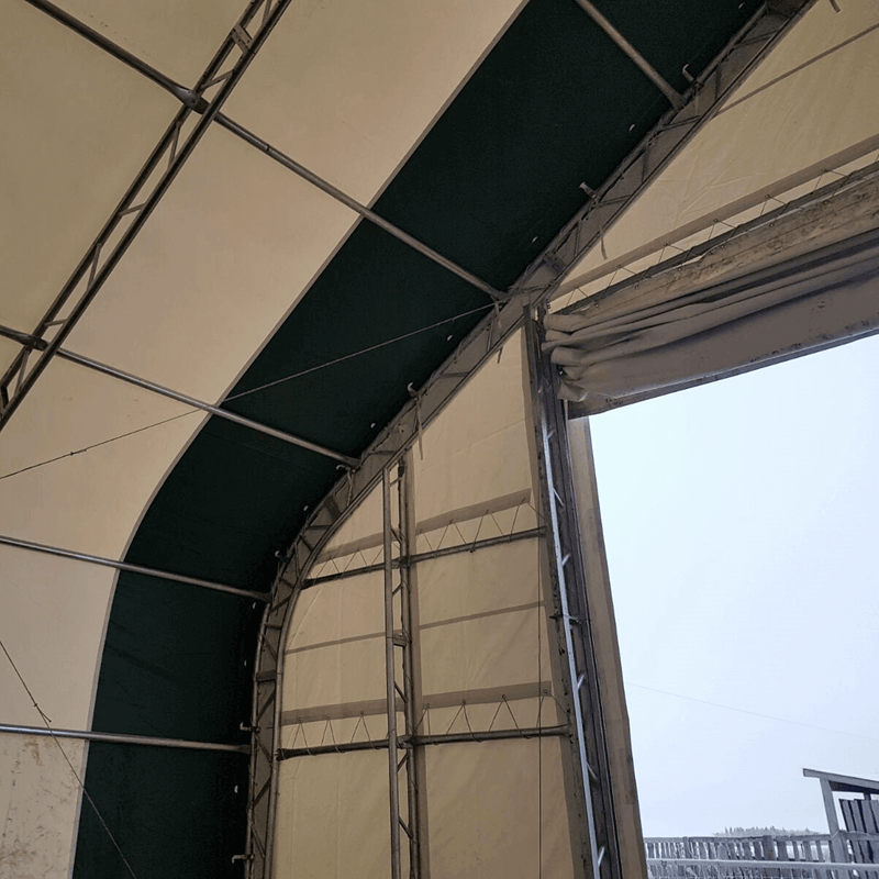 Gold Mountain Double Truss Storage Shelter W30'xL40'xH20'