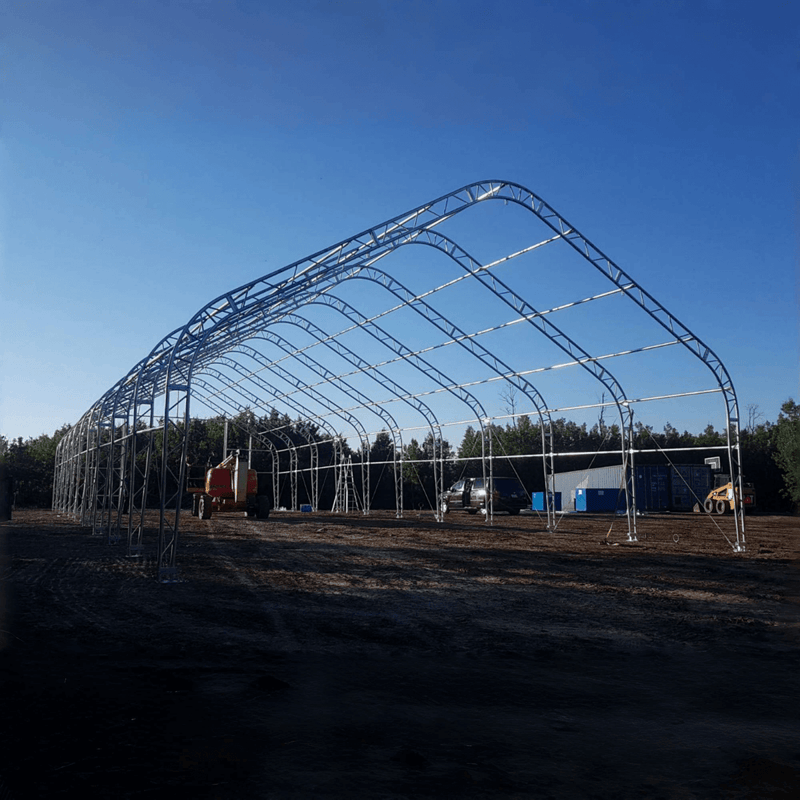 Gold Mountain Double Truss Storage Shelter W30'xL40'xH20'