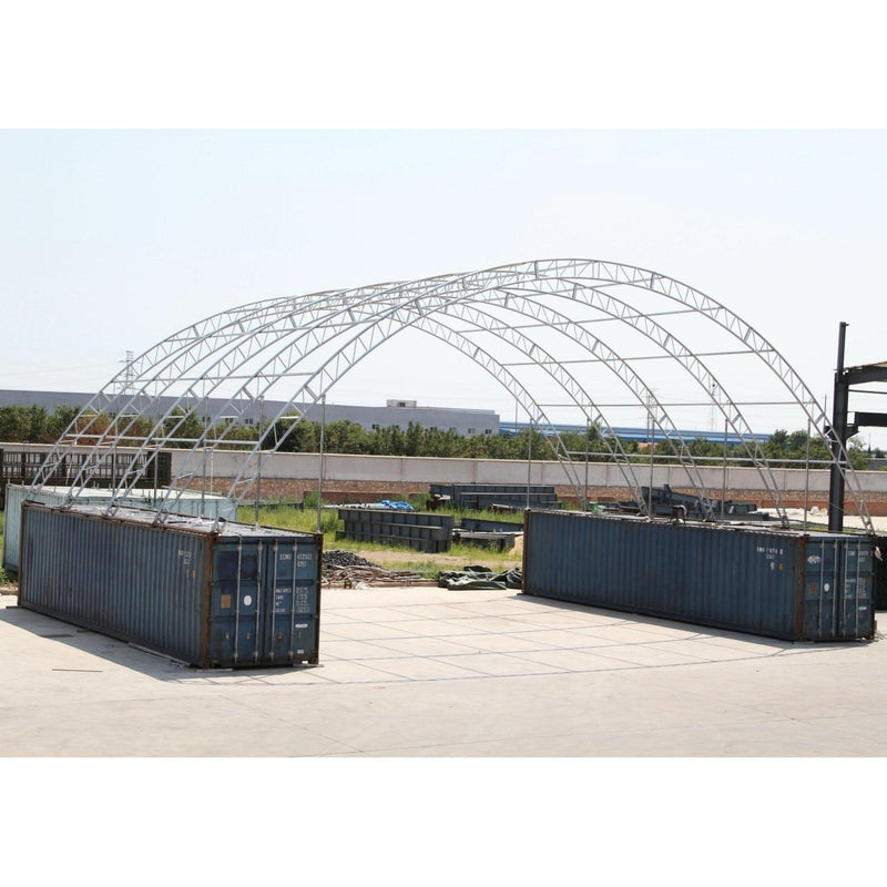 Gold Mountain 60'x40'x20' Double Truss Container Canopy Shelter