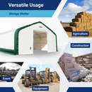 Gold Mountain Double Truss Storage Shelter W20'xL33'xH16'