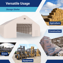 Gold Mountain Double Truss Storage Shelter W50'xL100'xH23'