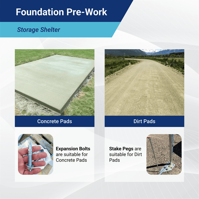 Gold Mountain Double Truss Storage Shelter W30'xL80'xH20'
