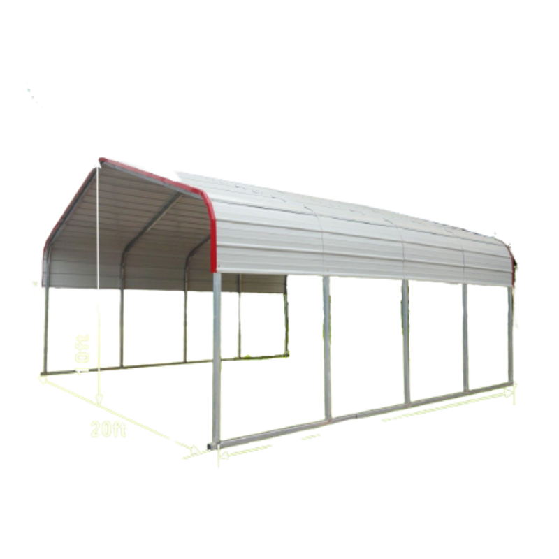 Golden Mount Classic Steel Carport 20'W x 20'L