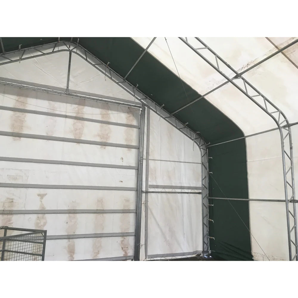 Gold Mountain Double Truss Storage Shelter W30'xL40'xH20' - SS000148 - Serenity Provision