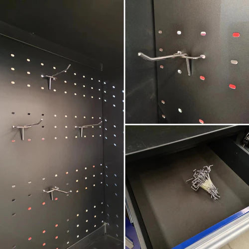 Chery Industrial 10' Storage Cabinet with Workbench (30 Drawers) - WW000220