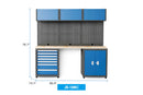 Heavy Duty Ready-to-assemble Steel Garage Storage System 108C