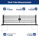 20 ft Steel Farm Driveway Gate