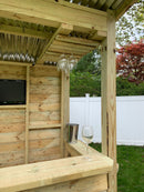 Taverns-To-Go 6 x 4 ft The Temple Bar Backyard Patio Bar (SMALL)
