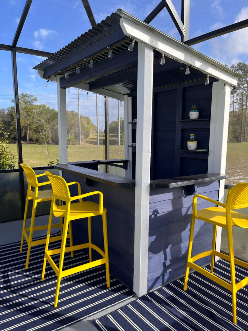 Taverns-To-Go 6 x 4 ft The Temple Bar Backyard Patio Bar (SMALL)