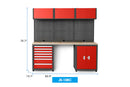 Heavy Duty Ready-to-assemble Steel Garage Storage System 108C