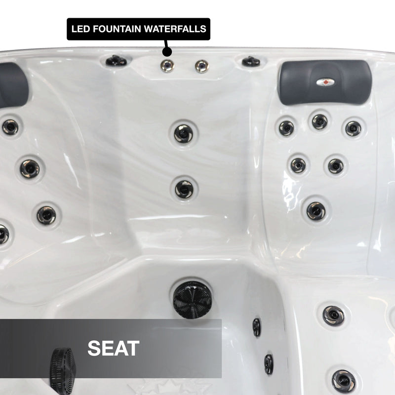Canadian Spa Cambridge 6-Person 34-Jet Hot Tub - KH-10141