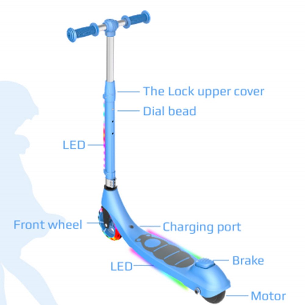 Freego F5 Electric Kids Scooter 5'' Tire with Chargable Lithium Battery