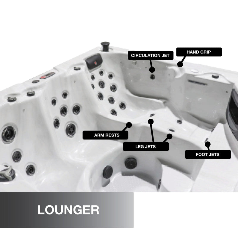 Canadian Spa St. Lawrence 20ft 17-Person 73-Jet Swim Spa - KS-10029