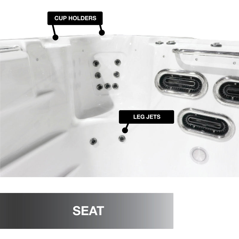 Canadian Spa St. Lawrence 20ft 17-Person 73-Jet Swim Spa - KS-10029