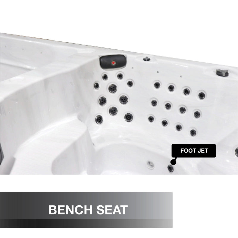 Canadian Spa St. Lawrence 20ft 17-Person 73-Jet Swim Spa - KS-10029