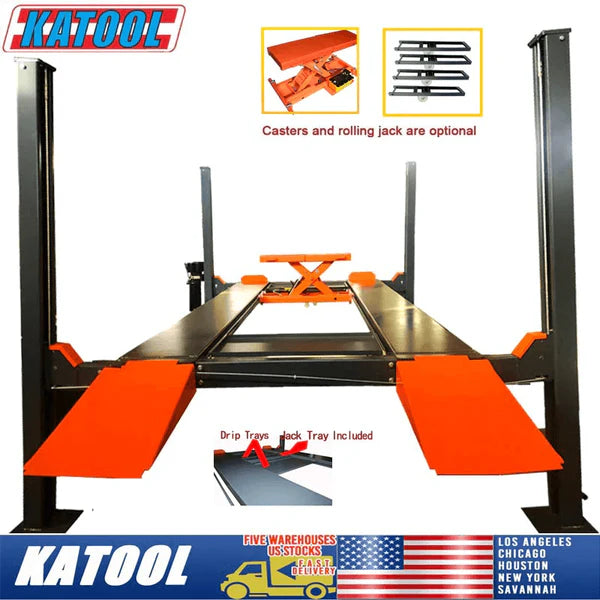 Katool KT-4H110 Four Post Vehicle Lift 11,000lb - 4H110