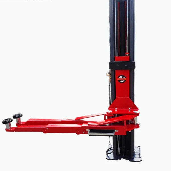 Katool KT-AS110D Two Post Asymmetrical Vehicle Lift 11,000lbs Single Point Lock Release - AS110D