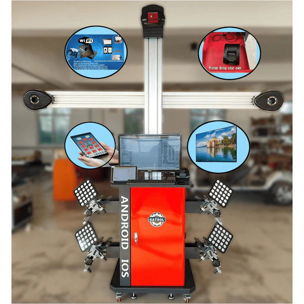 Katool Wheel Alignment Machine Full-Automatic Works on 2 Post & Scissor Lift-AV9 Pro - KT-AV9