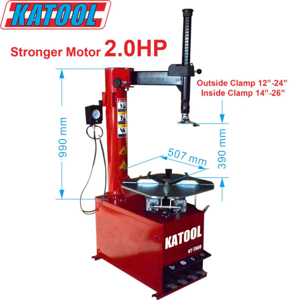 Katool KT-T800 Tire changer Motor 2.0HP home garage equipments - KT-T800