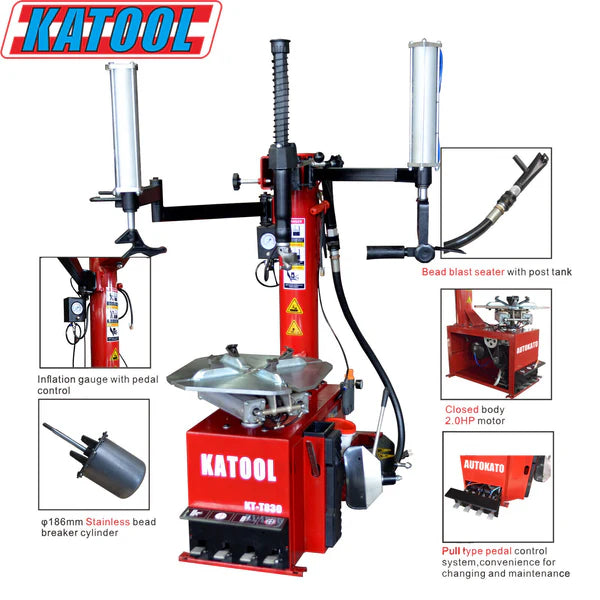Katool KT-T830 Wheel Clamp Tire Changer Machine - KT-T830