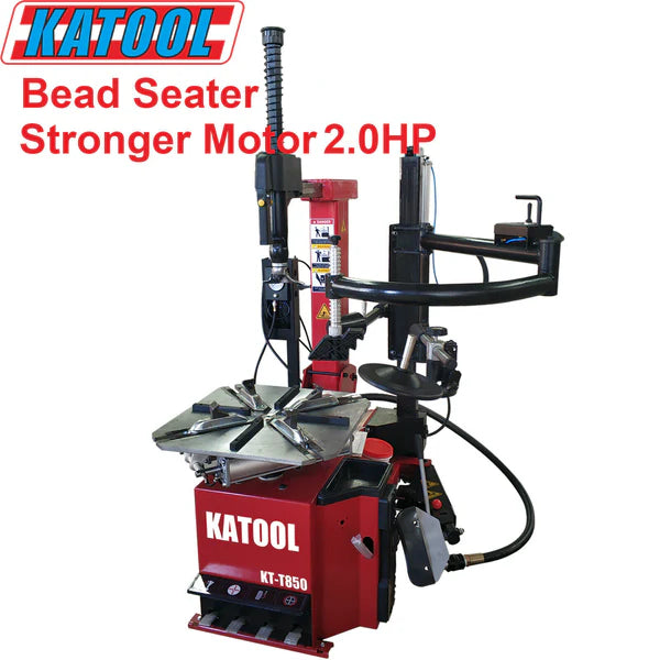 Katool KT-T850 Tilt-Arm Wheel Clamp Tire Changer Machine - KT-T850